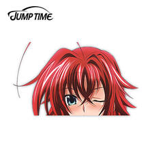 Adesivo eletrônico de vinil grande dxd rias gremory 29, adesivo de carro fofo de menina anime, decalque de janela, waifu 2024 - compre barato