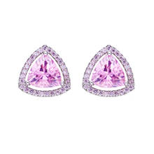 Bettyue Classical Geometry Design With Zirconia Dreamlike Purple Color For Girls And Women Ear Studs Young Style Fashion Trend 2024 - buy cheap