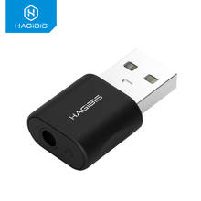 Hagibis USB External Sound Card Converter USB to Jack 3.5mm Headphone Audio Adapter Mic Sound Card for PC Laptop Audio adapter 2024 - купить недорого