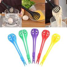 Multifunctional 3 in 1 Egg Beater Drinks Whisk Mixer Stirrer Nylon Noodle Tongs Pasta Spaghetti Tongs Food Clips Kichen Tools 2024 - buy cheap