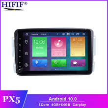 Radio con gps para coche, reproductor con Android 10, 8 pulgadas, IPS, DSP, DVD, para Mercedes Benz W209, W203, W168, ML, W163, W463, Viano, W639, gps para coche 2024 - compra barato