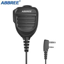 ABBREE-Radio portátil impermeable con micrófono para walkie-talkie, altavoz, Radio bidireccional, UV5R, UV-10R, BF-888s, UV-S9PLUS 2024 - compra barato