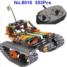 8016 353pcs Tank Track Car Remote Control Rc Electric Usb Building Blocks Toy 2024 - buy cheap