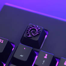 Tapa de tecla de aleación de aluminio chapada en zinc para interruptores MX, tecla de alivio de Teclado mecánico para StarCraft 2 Zerg R4 de altura, 1 ud. 2024 - compra barato