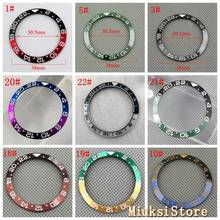 38mm new GMT ceramics bezel titanium watch bezels fit automatic mechanical watch 40mm mens watch bezels 2024 - buy cheap