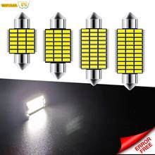 Xukey Festoon C10W C5W LED Lights 31mm 36mm 39mm 41mm License Number Plate Lamp Light 6000K White 12V CAN-bus Car Styling 2024 - buy cheap