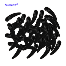 200pcs Mask Scoop Cosmetic Spoon Black Tools Beauty Mini DIY Plastic Tool PP Small Size Cream Makeup Accessories 57mm by 12mm 2024 - buy cheap