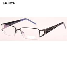 Fashion Women Eyeglasses Acessorios Frame Double layer metal temple Men Optical Glasse Retro spectacle for Computer Glasses gafa 2024 - buy cheap