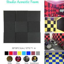 BEIYIN[12/Pack] Wedge Studio Acoustic Foam Sound Treatment Tiles Sound Absorption Soundproof Panels Sound Insulation 12x12x1inch 2024 - buy cheap