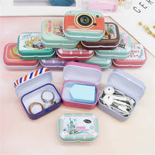 16pcs Mini Tinplate Boxes Jewelry Candy Storage Box Cans Coin Earrings Headphones Cactus Party Favor Gifts 2024 - buy cheap