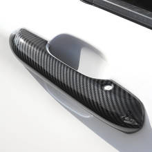 Car Styling 4PCS ABS Carbon Fiber Exterior Door Handle Cover Trim for Ford Explorer 2020 2021 accessories 2024 - buy cheap