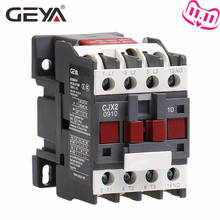 GEYA CJX2-0910 Din Rail Magnetic Contactor 220V or 380VAC Contactor 3Phase  LC1D-09 Electric Contactor Telemecanique 2024 - buy cheap
