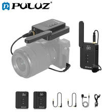 PULUZ Dual-Channel Wireless Microphone System with Transmitter and Receiver for DSLR Cameras and Video Cameras 2024 - buy cheap