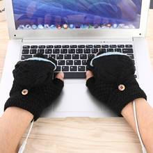 Usb Powered Heating Heated Winter Hand Warmer Gloves Washable Unisex Mittens Winter Outdoor Hand Warmer Electric Heating Pads 2024 - buy cheap