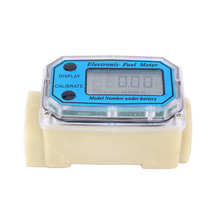 Mini Digital Flowmeter Turbine Flow Meter Diesel Fuel Flowmeter 15-120L/min Water Flow Meter Watermeter 2024 - buy cheap