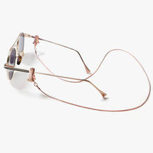 Colar de metal com cordão para máscara de segurança, prático e prático, suporte para orelha, corrente de óculos, 1 peça 2024 - compre barato