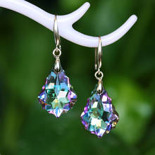 New Crystal Water Drop Dangle Earrings For Women Wedding Pendant Earrings Baroque Jewelry Fashion Party Gift Female Eardrop 2024 - buy cheap