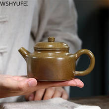 Chinese Yixing tea pot purple clay teapots Retro Firewood kiln change Handmade kettle customized Tea ceremony supplies 240ml 2024 - buy cheap