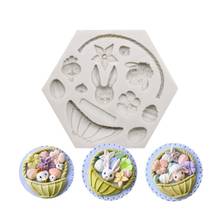 Easter Cake Mold 3D Rabbit Easter Bunny Silicone Cake Molds Fondant Resin Molds Cake Tools Pastry Kitchen Baking Accessories 2024 - buy cheap