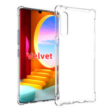 Capa de veludo para lg, capa anti-arranhões, durável, flexível, tpu, capa para lg veludo 5g 2024 - compre barato