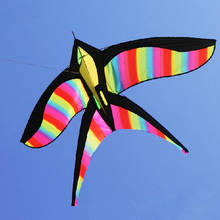 De alta calidad nuevo juguete pájaro del arco iris cometas con manilla línea de vuelo 2024 - compra barato