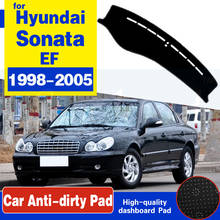 Alfombrilla antideslizante para salpicadero de coche, accesorios para Hyundai Sonata EF 1998, 1999, 2000, 2001, 2002, 2003, 2004, 2005 2024 - compra barato
