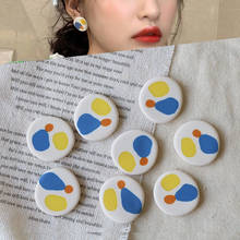 10pcs 25mm Fashion Polymer Clay Round Earring Accessories For DIY Jewelry Making 2024 - buy cheap