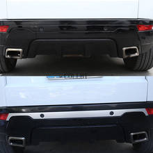 Car ABS Chrome Black Rear Tail Door Decoreation Strips Trim Cover For Land Rover Range Rover Evoque 2016 2017 2018 2019 2024 - buy cheap