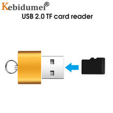 Kebidumei-Adaptador de lector de tarjetas Micro SD USB 2,0, para ordenador portátil, PC, lector de tarjetas de memoria TF portátil ligero 2024 - compra barato