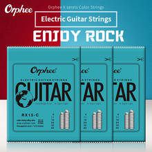 Cuerdas de guitarra eléctrica de Color Orphee RX15-C aleación de cobre enrollado 1st-6th (. 009-.042) 6 uds. 2024 - compra barato