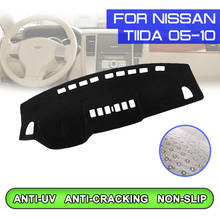 Car Dashboard Mat Anti-dirty Non-slip Dash Cover Mat UV Protection Shade for Nissan Tiida 2005 2006 2007 2008 2009 2010 2024 - buy cheap