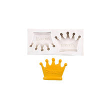 Wedding Princess Crown Silicone Mold Cake Decoration Tools Cookie Baking Fondant Mould Handmade Soap Mould Chocolate Candy Molds 2024 - buy cheap