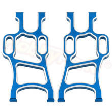 Hsp 108821 braço de suspensão traseira, braço de suspensão traseiro de alumínio 08006, peças de atualização para rc monster truck, vulcão epx, exceder o infinito 2024 - compre barato