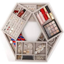 Hot Sales Fashion Portable Velvet Jewelry Ring Jewelry Display Organizer Box Tray Holder Earring Jewelry Storage Case Showcase 2024 - buy cheap