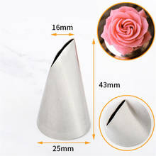 #124K Austin Rose Icing Piping Nozzles Baking Tools For Cake Fondant Decoration Stainless Steel Pastry Tips Baking Accessoires 2024 - buy cheap
