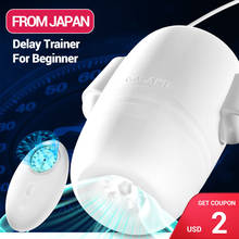 DRAIMIOR Remote Control Glans Vibrator Penis Trainer Sex Toys for Men Penis Massager Delay Lasting Glans Trainer Stimulator 2024 - buy cheap