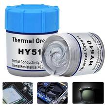 HY510 10g термопроводящая паста половина бутылки серый чипсет ноутбук охлаждающий процессор тепловая смазка 2024 - купить недорого