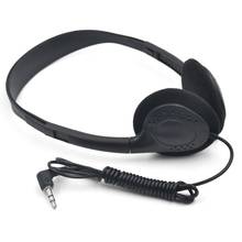 Universal 3.5mm Plug Soft Earmuff Music HiFi Gaming Wired Headset Headphone 2024 - buy cheap