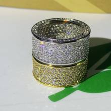 Женское кольцо из белого золота с фианитом, 5-10 размеров 2024 - купить недорого