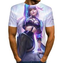 Men Graphic T Shirts Round Neck 3D Print Summer Short Sleeve Daily Tops League of legends Tees 2024 - buy cheap