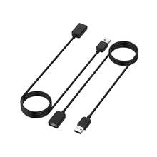 USB Charging Cable For Huawei band 4 / Huawei honor band 5i/ POLAR M200 smart wristband USB extension cable Black 100cm 2024 - buy cheap