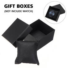 Black Watch Boxes With Pillow Portable Gift Package Box Bracelet Bangle Jewelry Wrist Watch Case Holder For Home Storage 2024 - buy cheap