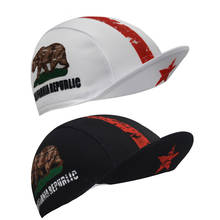 California Republic Cycling Caps Men Black Bike Headwear Cap Women Cycling Hats White 2 Styles 2024 - buy cheap