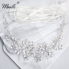 Miallo-cinto luxuoso austríaco com cristais, feminino, para noiva ou casamento, feito à mão, acessório para joias, 2019 2024 - compre barato