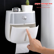 Portarrollos de papel higiénico montado en la pared, impermeable, caja de papel tisú para baño, 2019 2024 - compra barato