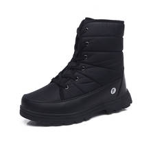 Botas de neve masculinas, calçados grossos de inverno com pelo quente, antiderrapante, para homens de-40 graus, 2020 2024 - compre barato