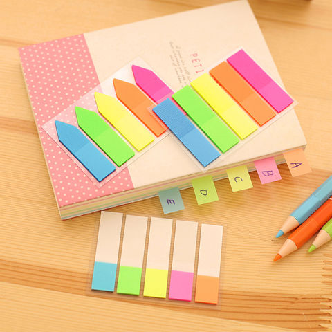 Kawaii Cute Rainbow Glitter Sticky Note Memo Pad School Sticker Notepad Post Planner Index Tab Stationery Office Decor Memopad 2022 - buy cheap