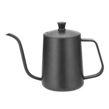 350ML Coffee Pot Drip Kettle with Narrow Lid Kitchen Coffee Pot Stainless Steel Drip Coffee Pot Popular Lightweight Coffee Pot 2024 - buy cheap