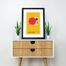 Arte ilustradora minimalista, tela de cópia minimalista 2024 - compre barato