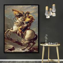 O clássico famoso pintura napoleon atravessar alpes parede imagens para sala de estar decoração 2024 - compre barato